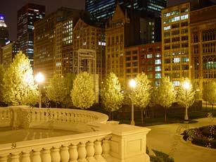 Looking Southwest In Millennium Park