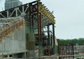 Gehry bandshell under Construction