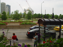 Construction Millennium Park