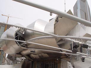 Side of Gehry Designed Pavilion